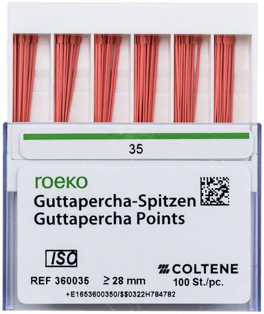 Image of ROEKO Guttapercha-Spitzen rosa (ISO)-Schiebeschachtel Gr. 035