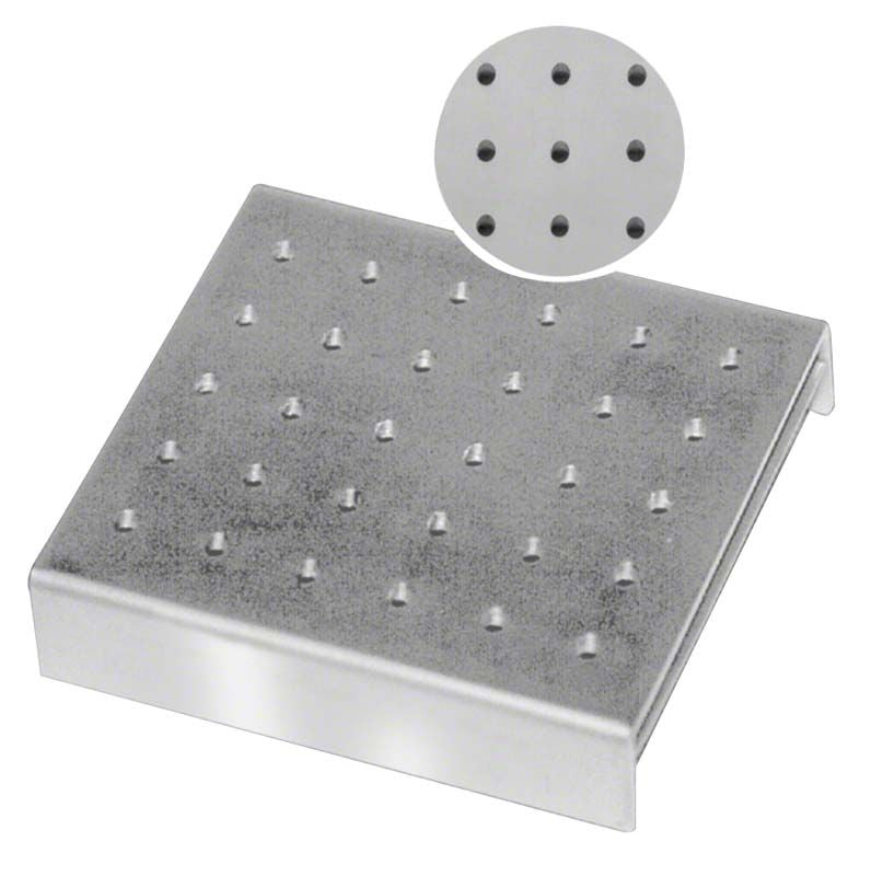 Bohrerständer für 30 Dentalbohrer mit 2,4 mm Durchmesser.