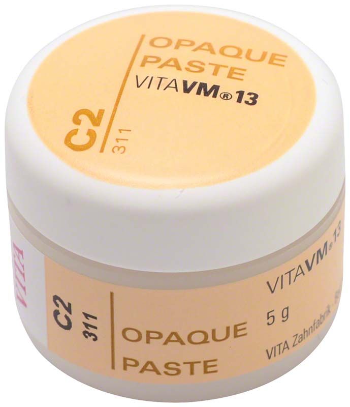 VITA VM 13 Opaque Paste C2 in weißem Kunststoffbehälter, 5 g.