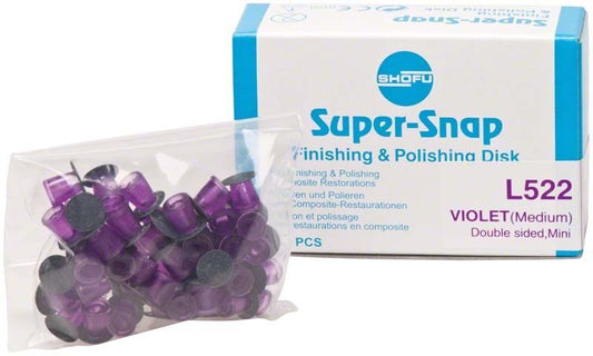 Image of Super-Snap Polierscheiben mittel, beiseitig beschichtet, Mini