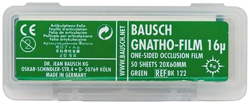 Bausch Gnatho-Film Verpackung, 16µ, 20 x 60mm, grün.