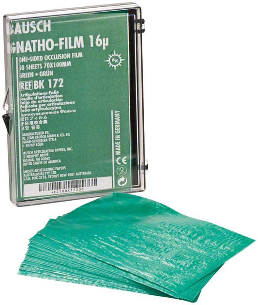 Image of Bausch Gnatho-Film 16µ 70 x 100mm - grün