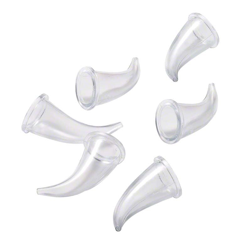 Intraoraltips für präzise Applikation im dentalen Bereich, transparente Kunststoffspitzen.