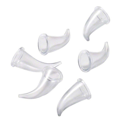 Intraoraltips für präzise Applikation im dentalen Bereich, transparente Kunststoffspitzen.