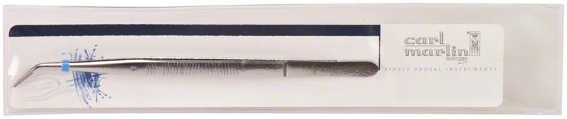 Zahnpinzette Figur 773D mit diamantierter Spitze in Verpackung.