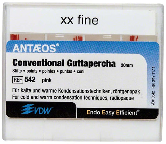 Image of Guttapercha Konventionell xxfine, rosa