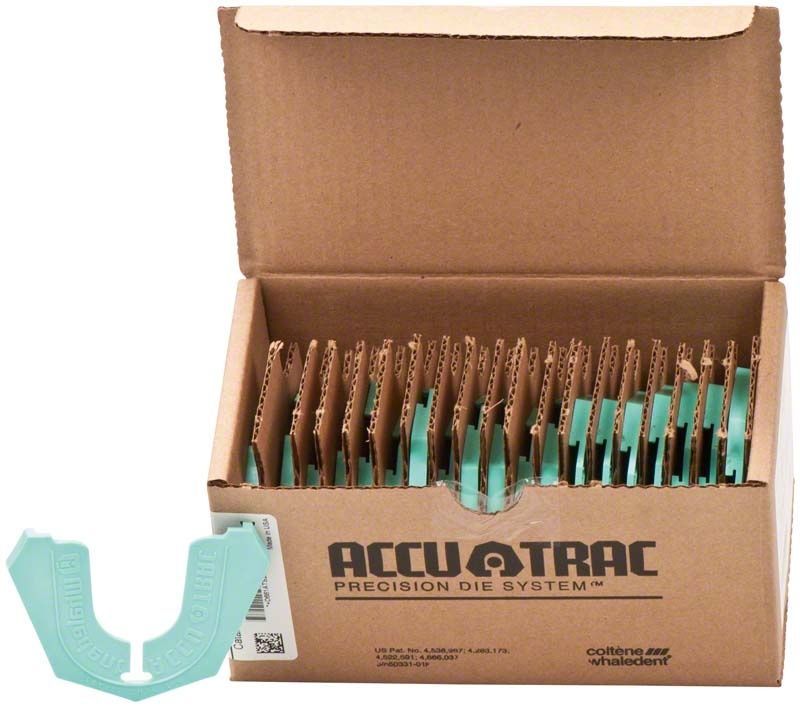 Offene Verpackung mit Accu-Trac Modellsystem Spacer in Kartonfächern.