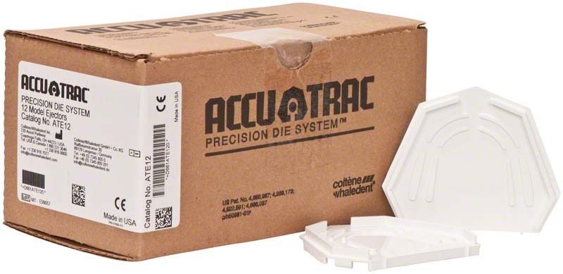 Accu-Trac Modellsystem Basisplatten vor Verpackung mit Produktinformationen.