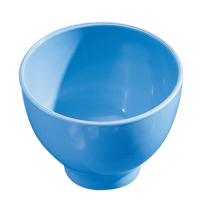 Blauer EVE Plus Anrührbecher für dentalen Gebrauch, 400ml Fassungsvermögen.