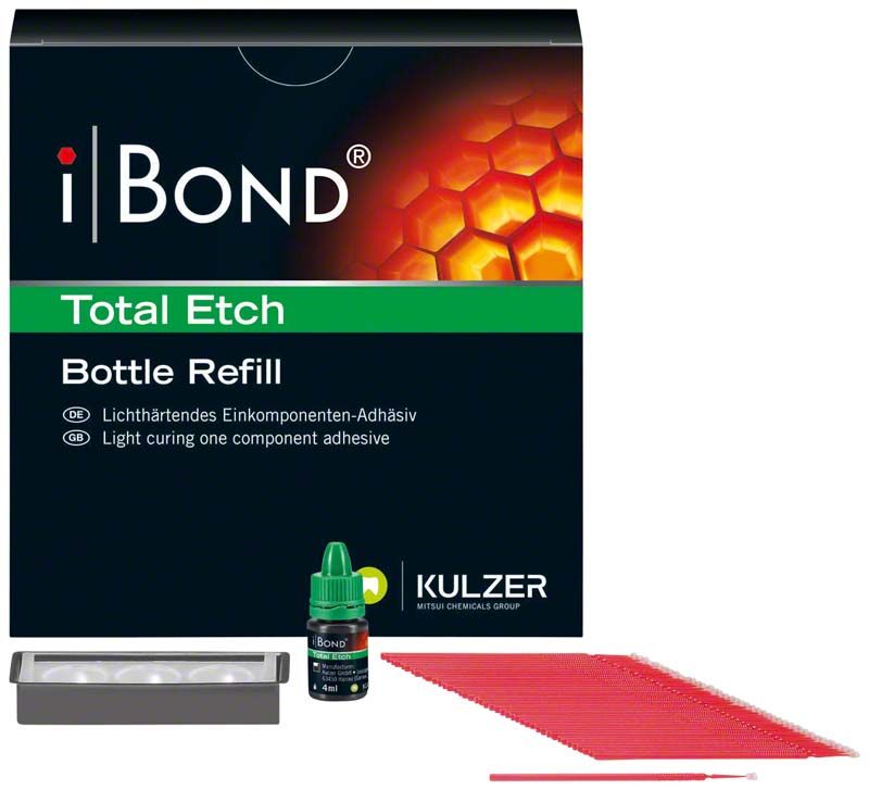 iBond Total Etch Bottle Refill Verpackung mit Etch & Rinse Bondingsystem.