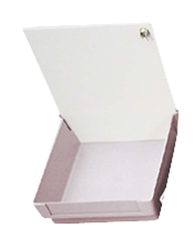 ERGOspace Steckplatte perlweiß mit integriertem Befestigungselement für Dentaltechnik.