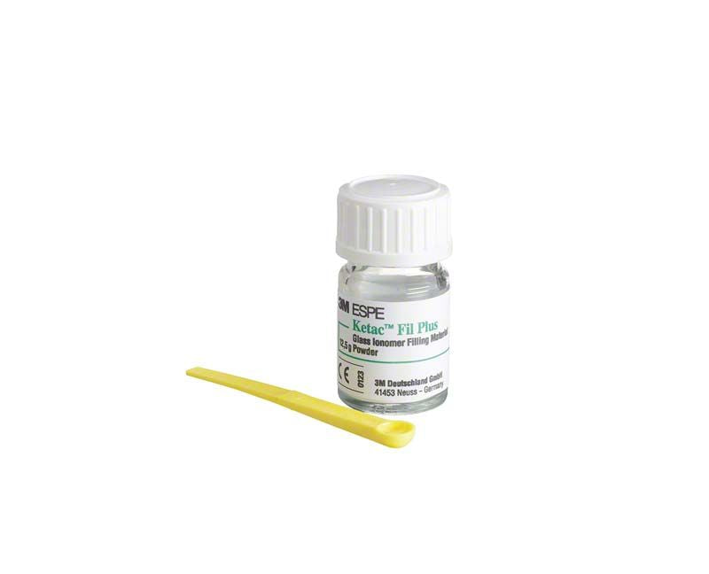 3M Ketac Fil Plus Handmix Pulver A3 mit Kunststoffspatel.