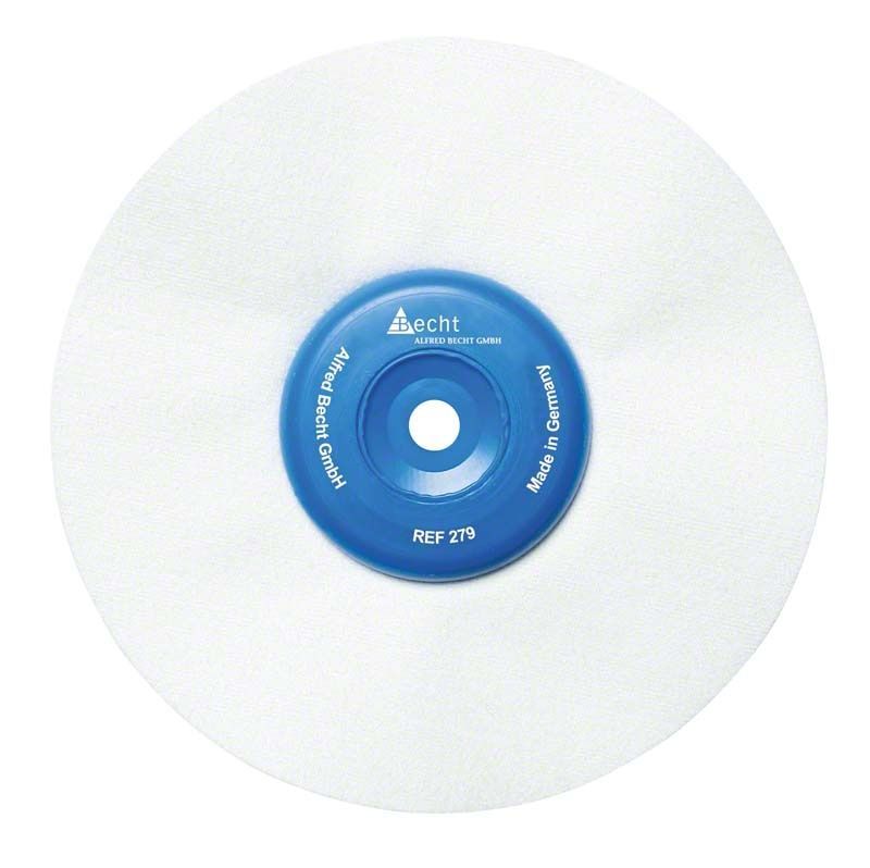 Poliertuchschwabbel 15 Lagen mit blauem Zentrum von Alfred Becht.