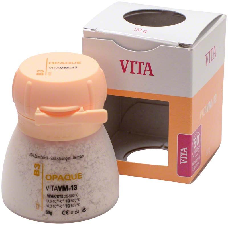 VITA VM13 Opaque Pulver 50g in Originalverpackung.