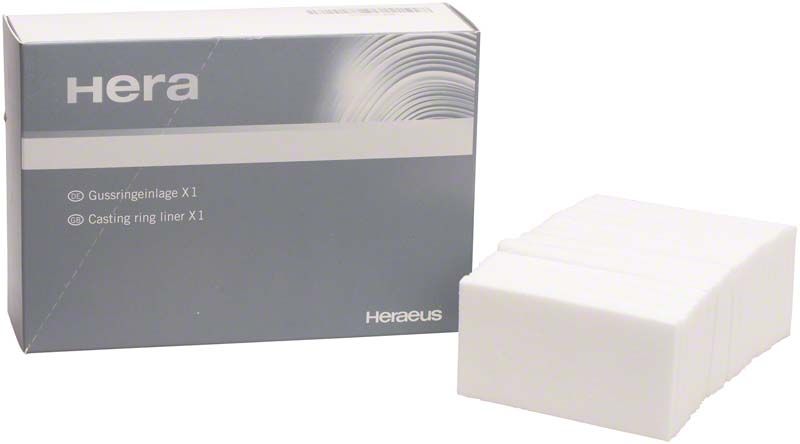 Gussringeinlagen X1-Verpackung mit Produktstapel im Vordergrund.