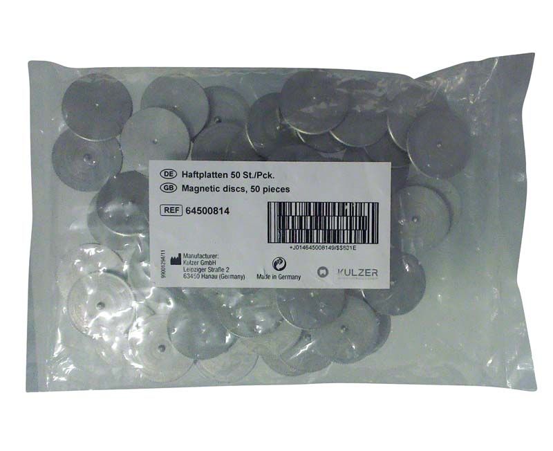 Haftplatten-Set CL-SCS von Kulzer in transparenter Verpackung.