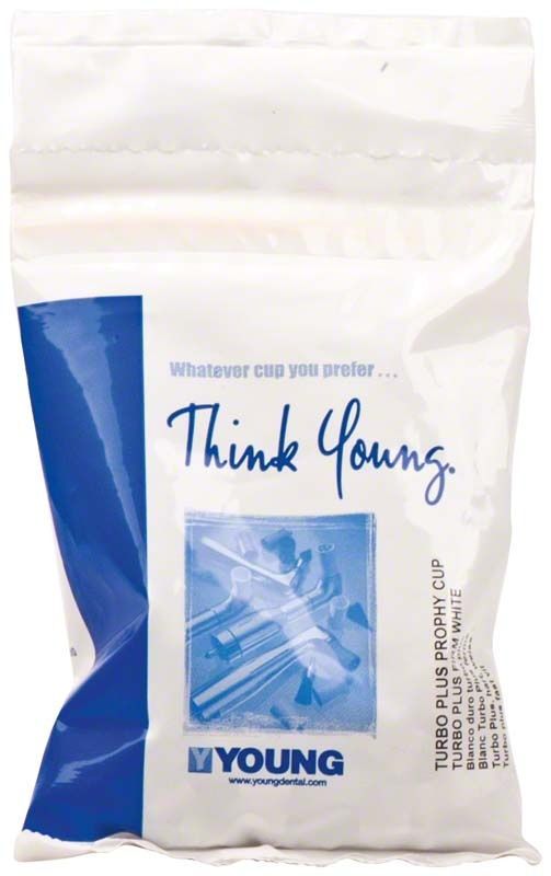 Verpackung der Turbo Plus Prophy Cup in Weiß, 144 Stück