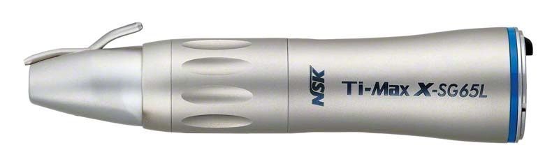 Ti-Max X Chirurgie-Handstück Typ X-SG65L blau mit Licht, Seitenansicht.