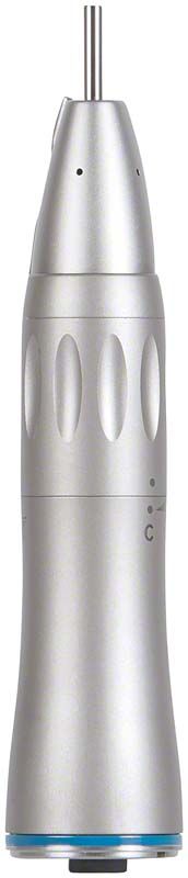 Silbernes Ti-Max X Chirurgie-Handstück Typ X-SG65L, Vorderansicht mit Licht.