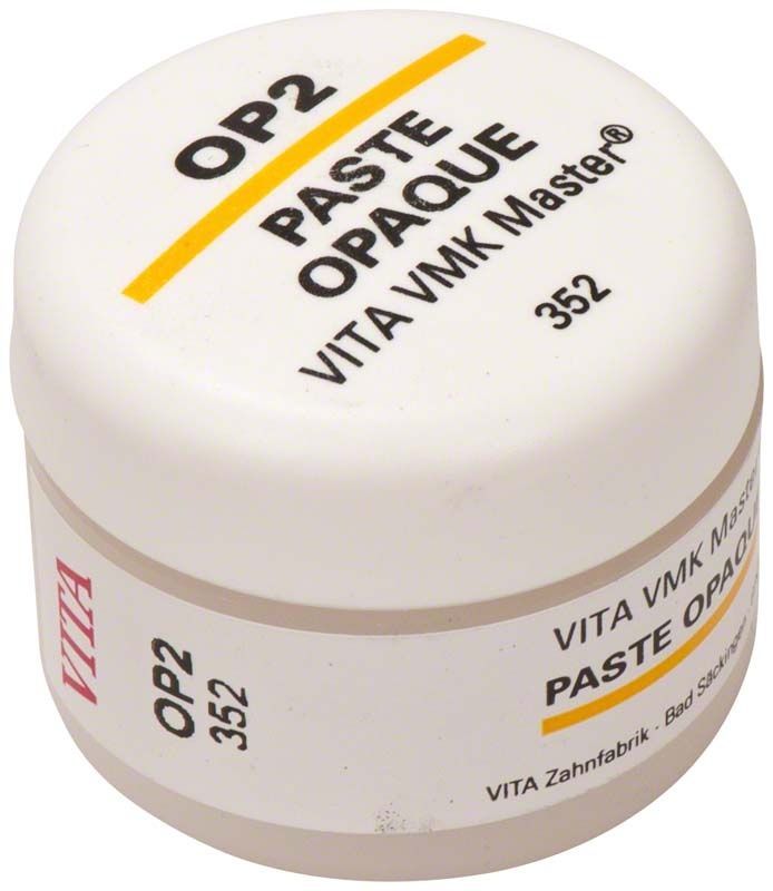 VITA VMK Master Opaque Paste OP2 Dose mit Beschriftung.