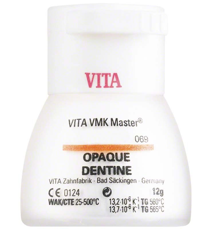 VMK Master 3D Opaque Dentine 12g 2M2 Zahnmaterial in Weiß.