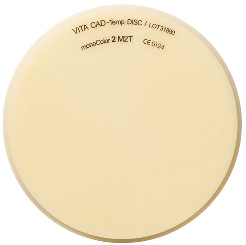VITA CAD-Temp® monoColor DISC 2M2T in cremefarbener Scheibenform