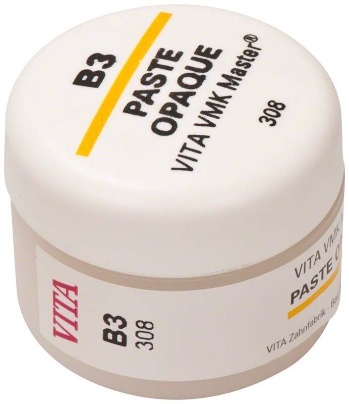 VMK Master Opaque Paste B3 in weißem Behälter mit Etikett.