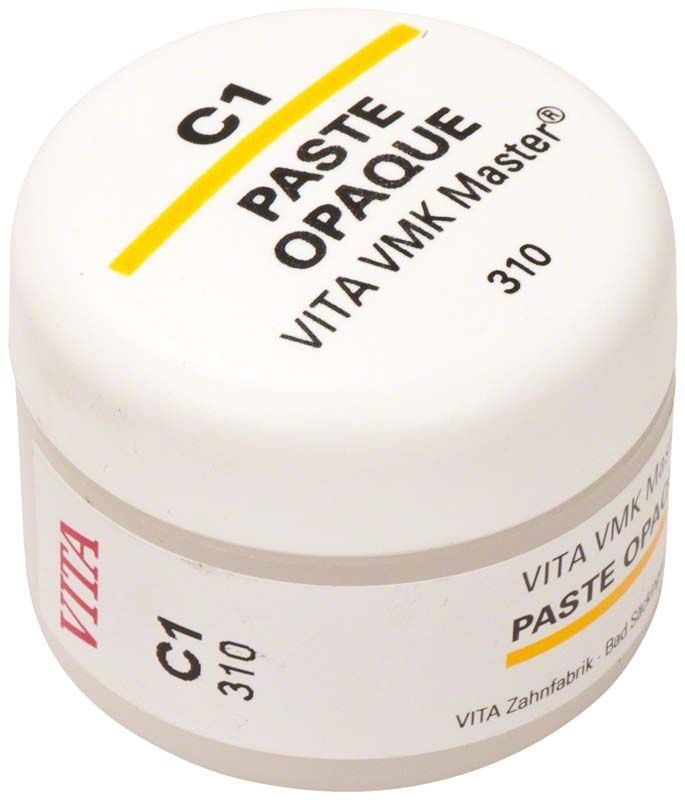 VMK Master Opaque Paste C1 in weißem Behälter mit Aufschrift.
