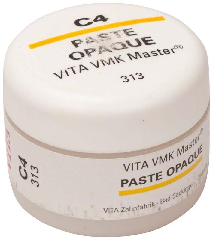 VMK Master Opaque Paste C4 in weißem Behälter mit Aufschrift und Logo.