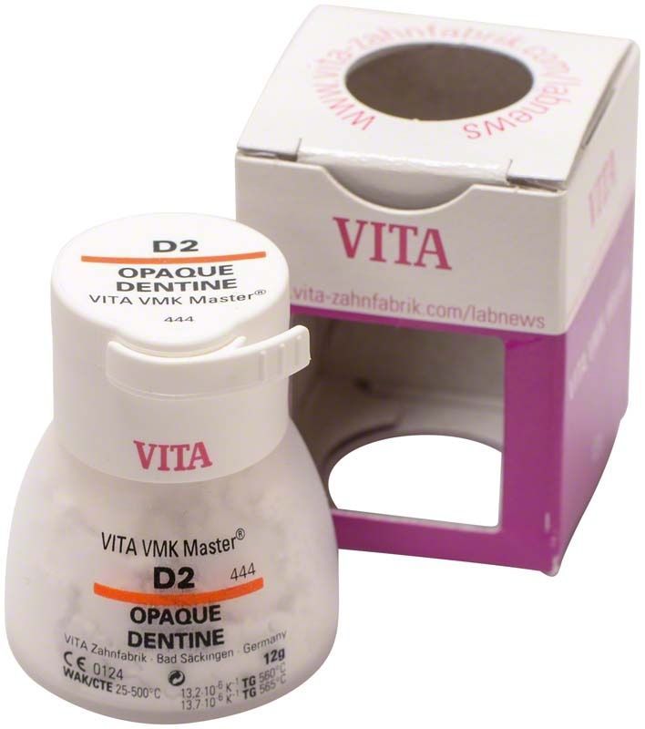 VMK Master Opaque Dentine D2, 12g, mit Verpackung.