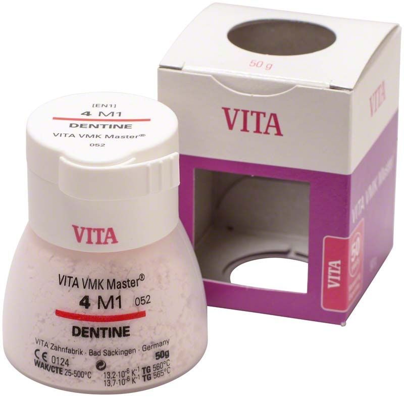 VITA VMK Master 3D Dentine 50g 4M1 Zahnpulver mit Verpackung.