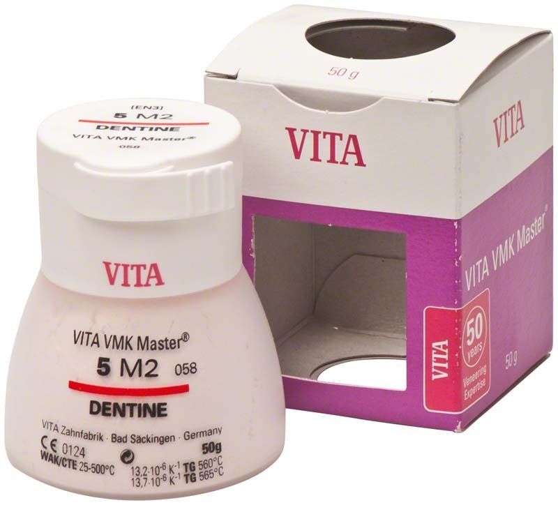 VITA VMK Master 3D Dentine 50g 5M2 in weißer Verpackung.