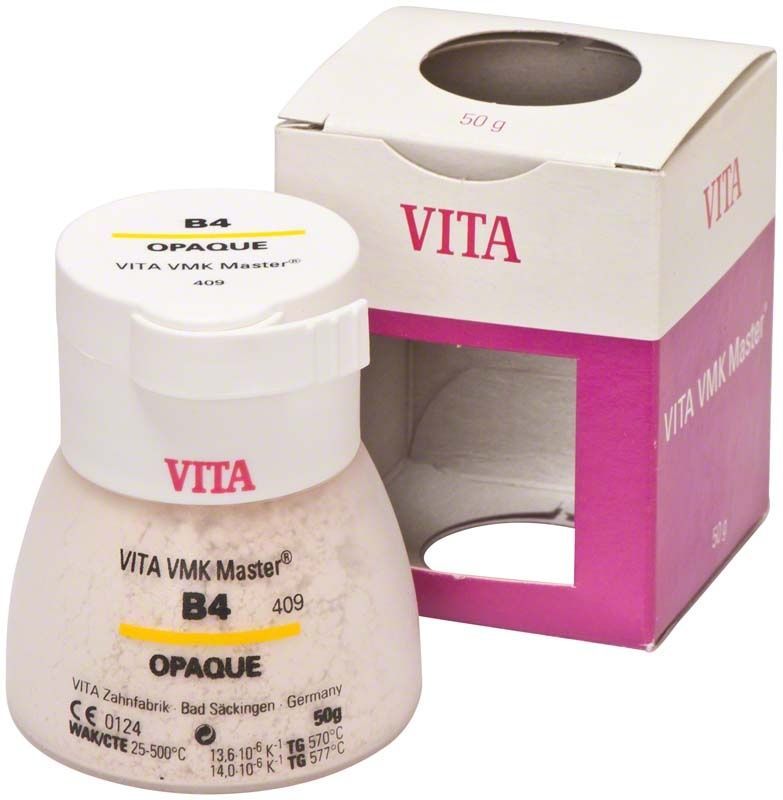VMK Master Opaque 50g B4 in Verpackung mit Dose und rosa Akzenten.