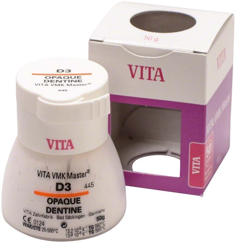 VMK Master Opaque Dentine D3 in 50g Verpackung von VITA.