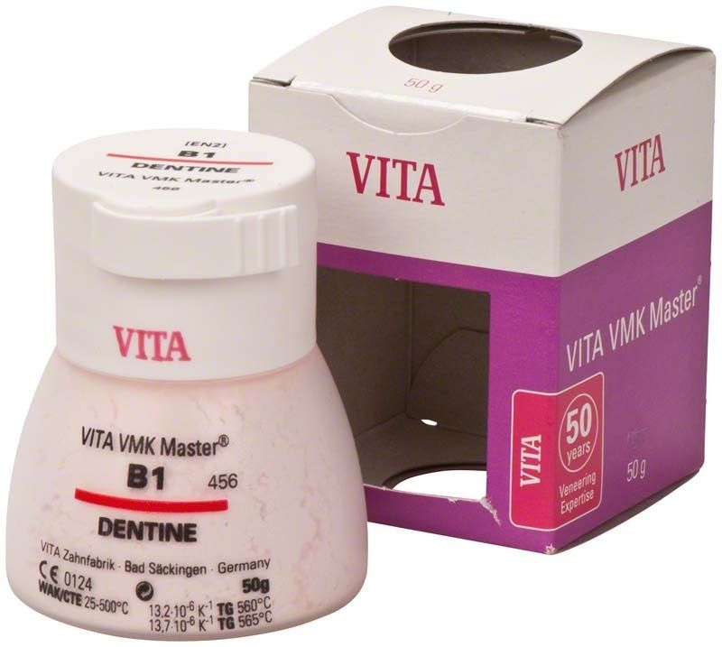 VITA VMK Master Dentine B1, 50g, in Originalverpackung.