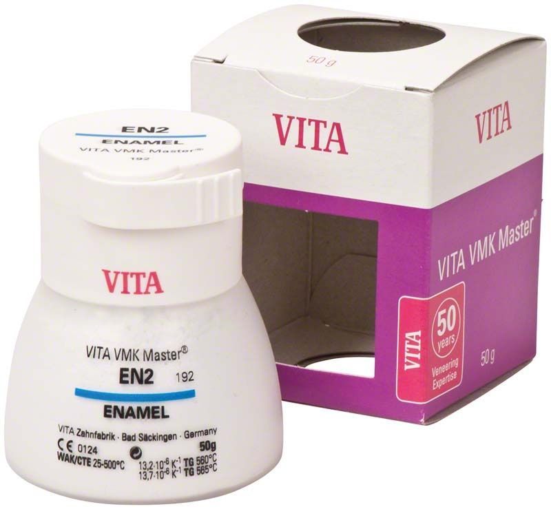 VITA VMK Master Enamel 50g EN2 Keramikverblendung mit Verpackung.