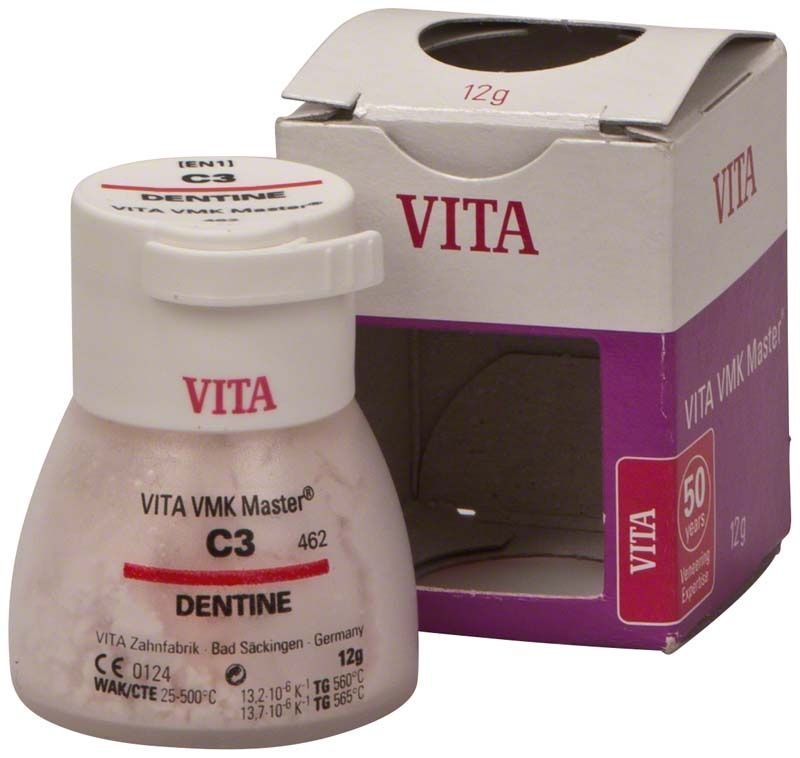 VITA VMK Master Dentine C3 Keramikdose vor Verpackung