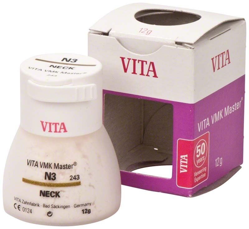 Keramikpulver VITA VMK Master Neck N3 mit Verpackung.