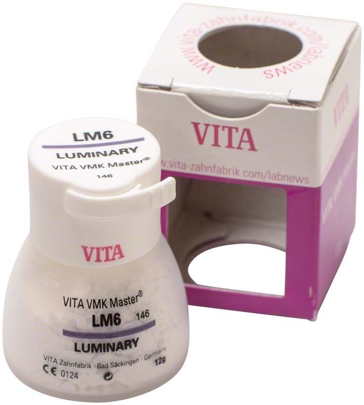 VMK Master Luminary LM6 in weißem Behälter neben geöffneter Verpackung.