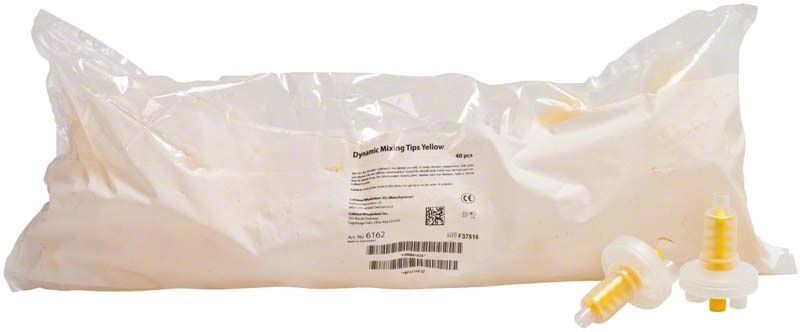 Hochwertige gelbe Mischkanülen für das PRESIDENT System 360.