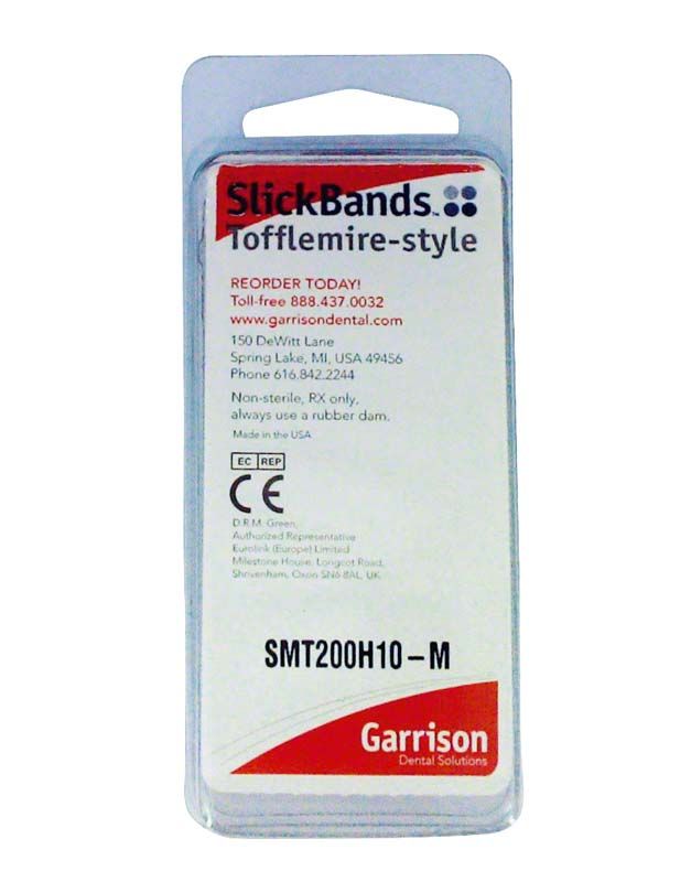 Composi-Tight Slick Bands grau regulär in Kunststoffverpackung.