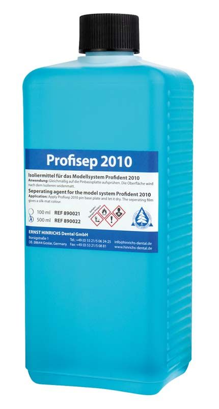 Profisep 2010, 500ml Flasche, blau, für Modellsystem Profident 2010.