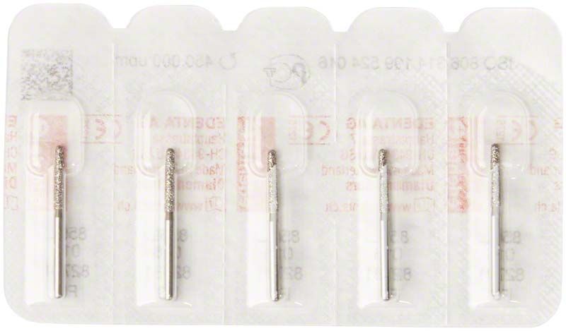 Diamantbohrer FG 856L 016 in Blisterverpackung.