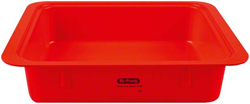 SIGNATURE SERIES Kunststoffschale in roter Farbe.