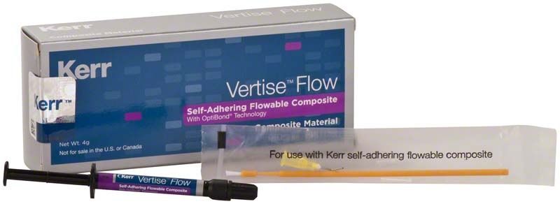 Vertise Flow Test-Me Kit mit Spritze und Verpackung in Nahaufnahme