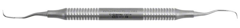 Gracey Kürette C-GRA 13/14 mit ergonomischem Griff aus Metall.