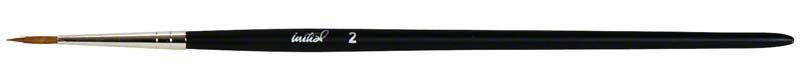 GC Initial Pinsel Brush 02LP mit schwarzem Griff und feiner Spitze.