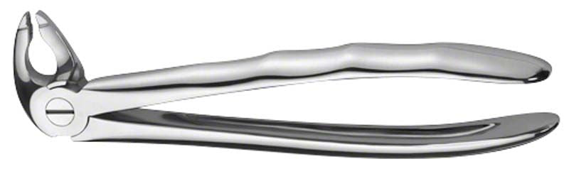 Zahnzange LiquidSteel® für UK Frontzähne und Prämolaren in Edelstahloptik.