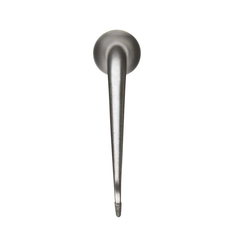Endodontisches Instrument AS3D, 3 mm lang, aus seitlicher Perspektive.
