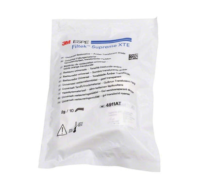 Filtek™ supreme XTE Transluzenz Kapseln AT (Amber) in versiegelter Verpackung.